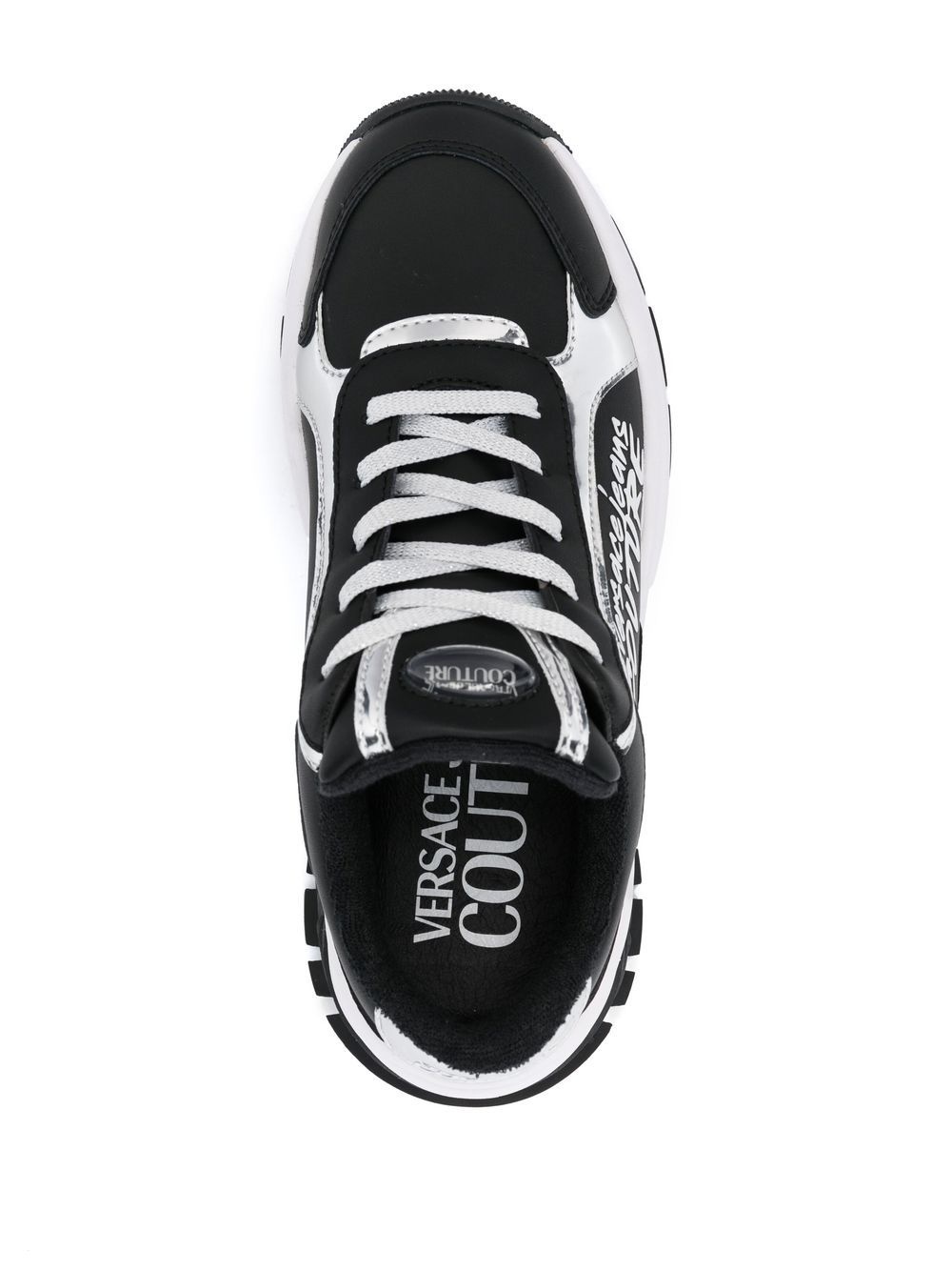 lo-top logo print sneakers - 4
