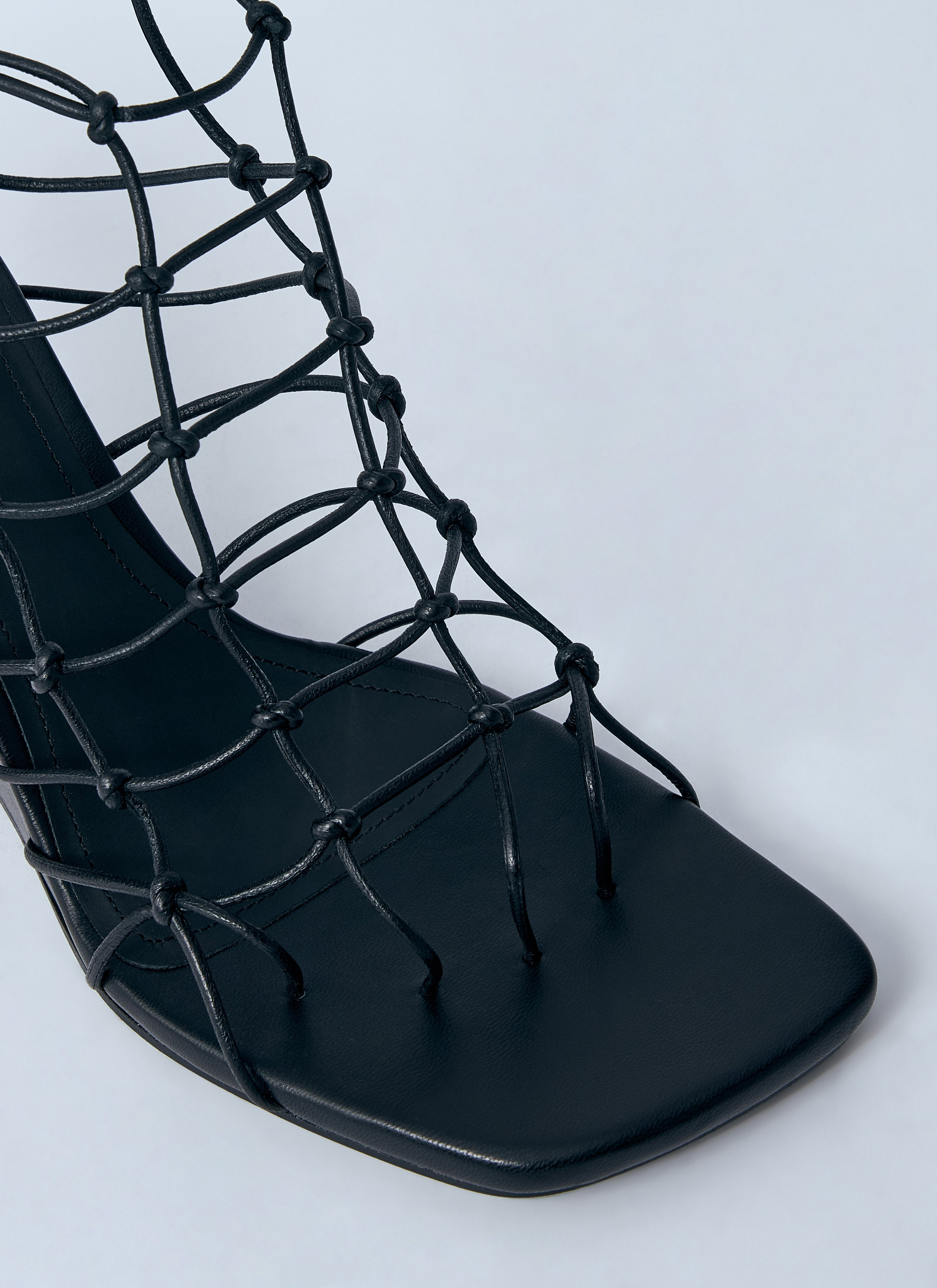 Rick Owens Women Hollywood Web Cantilever 8 Heeled Sandals - 3