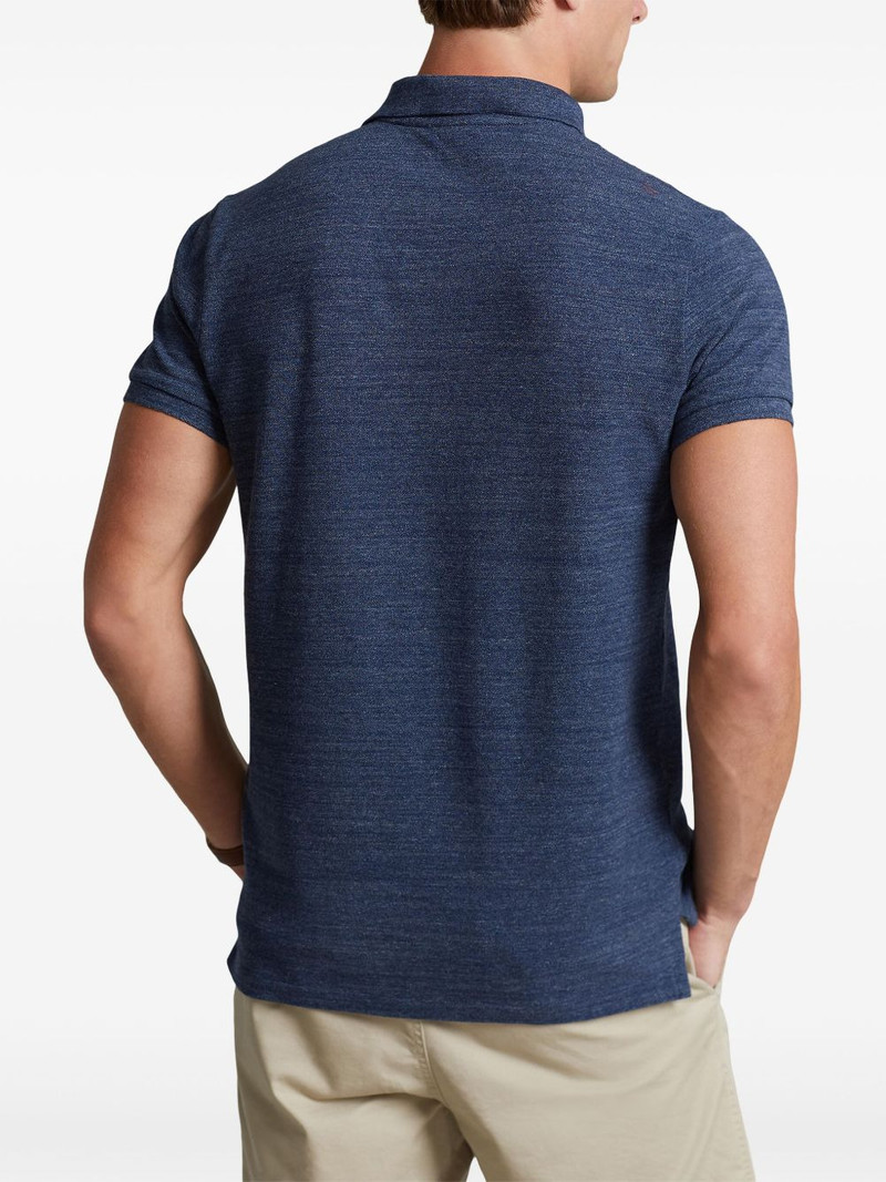 logo-embroidered polo shirt 4