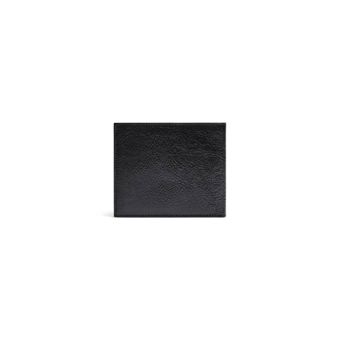 Men's Monaco Square Folded Wallet in Black - 3