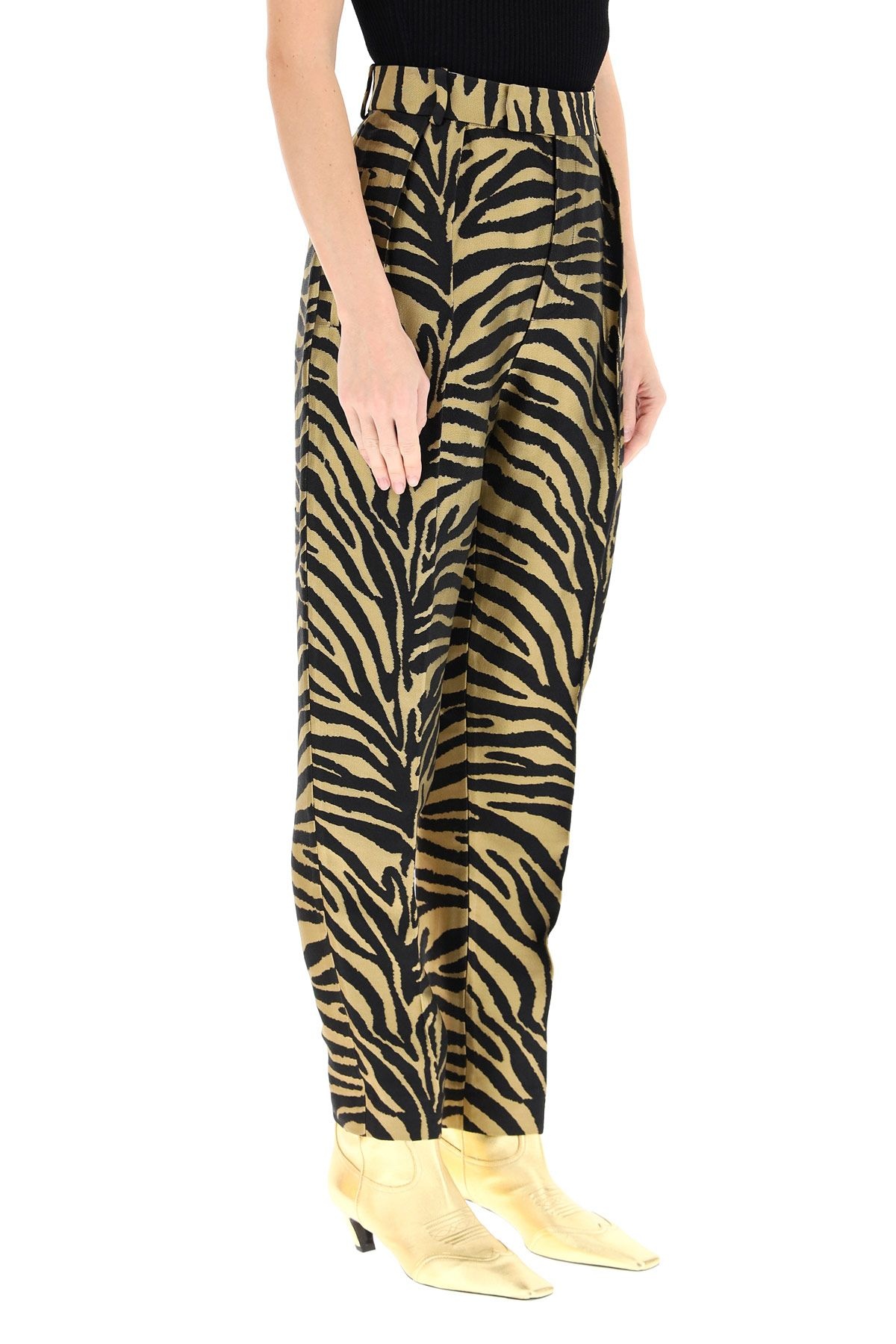 MAGDELINE ZEBRA PRINT TROUSERS - 3