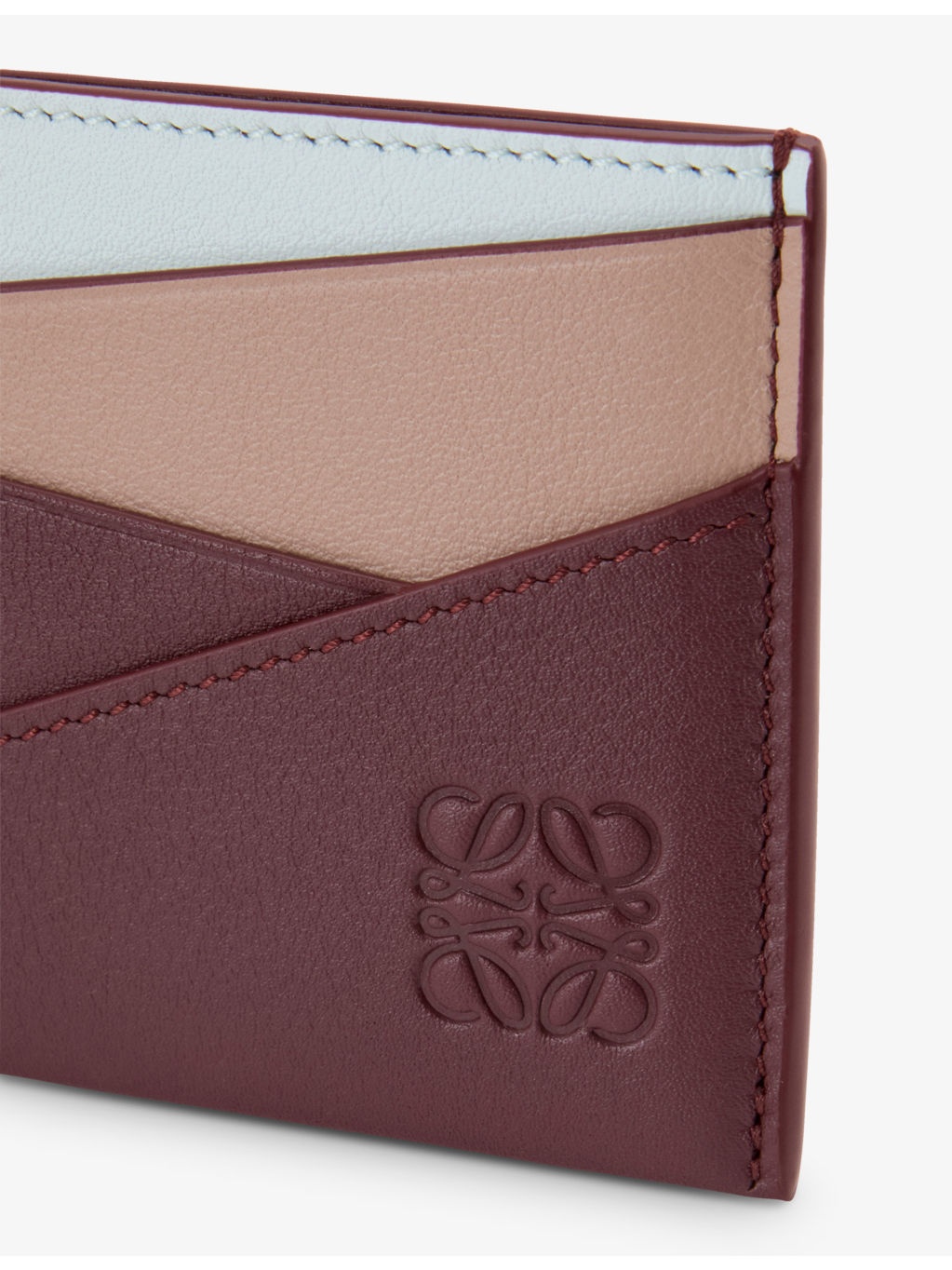 Puzzle Plain Leather Cardholder - 2