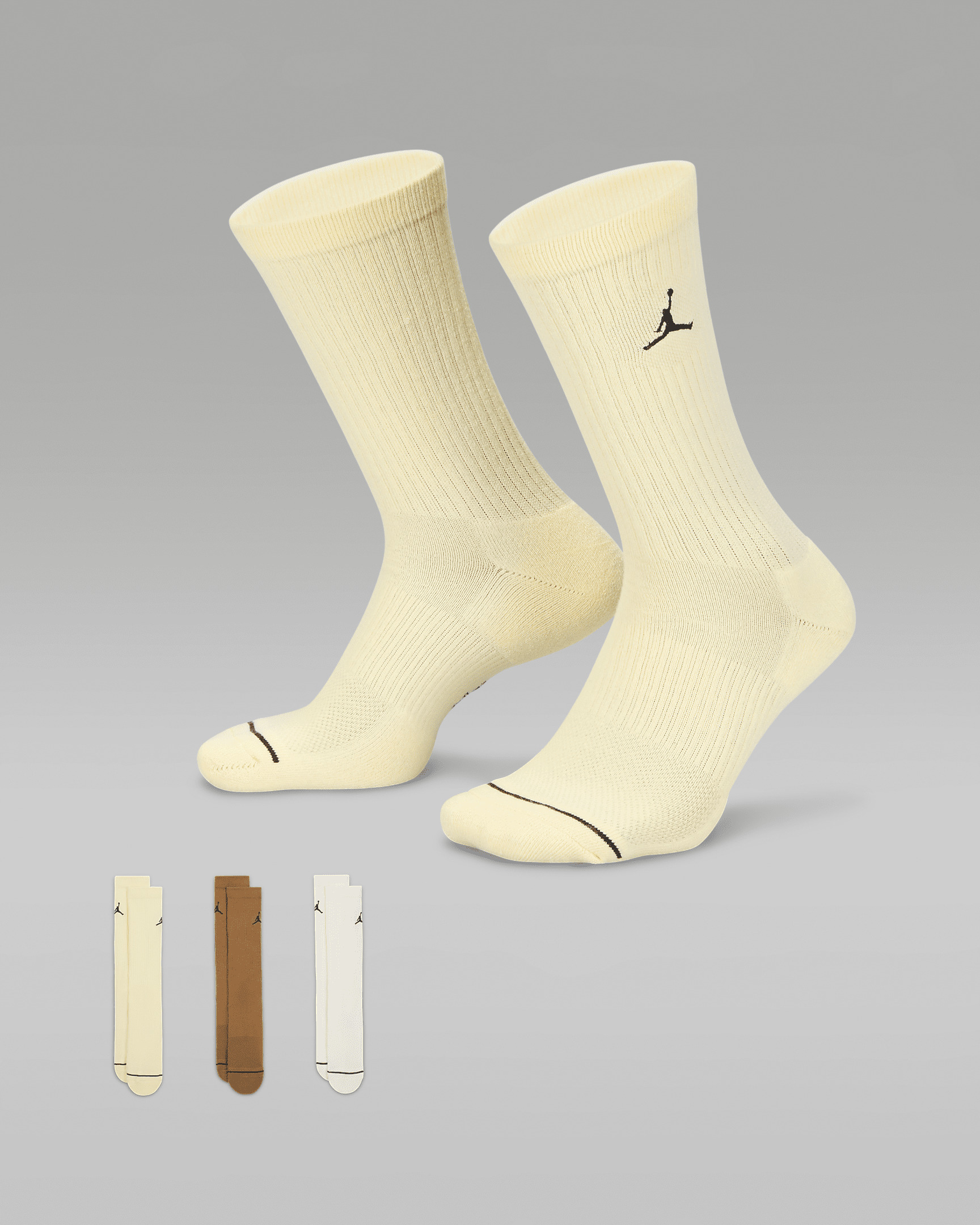 Jordan Everyday Crew Socks (3 pairs) - 1