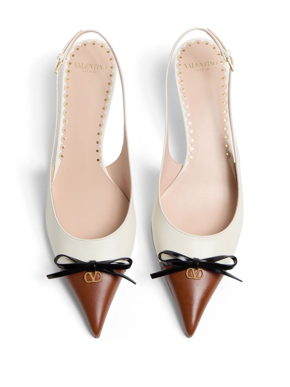 bow-detail slingback pumps - 6