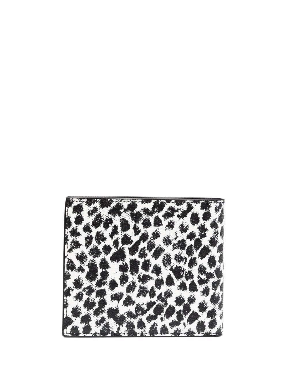 leopard-print leather wallet - 2