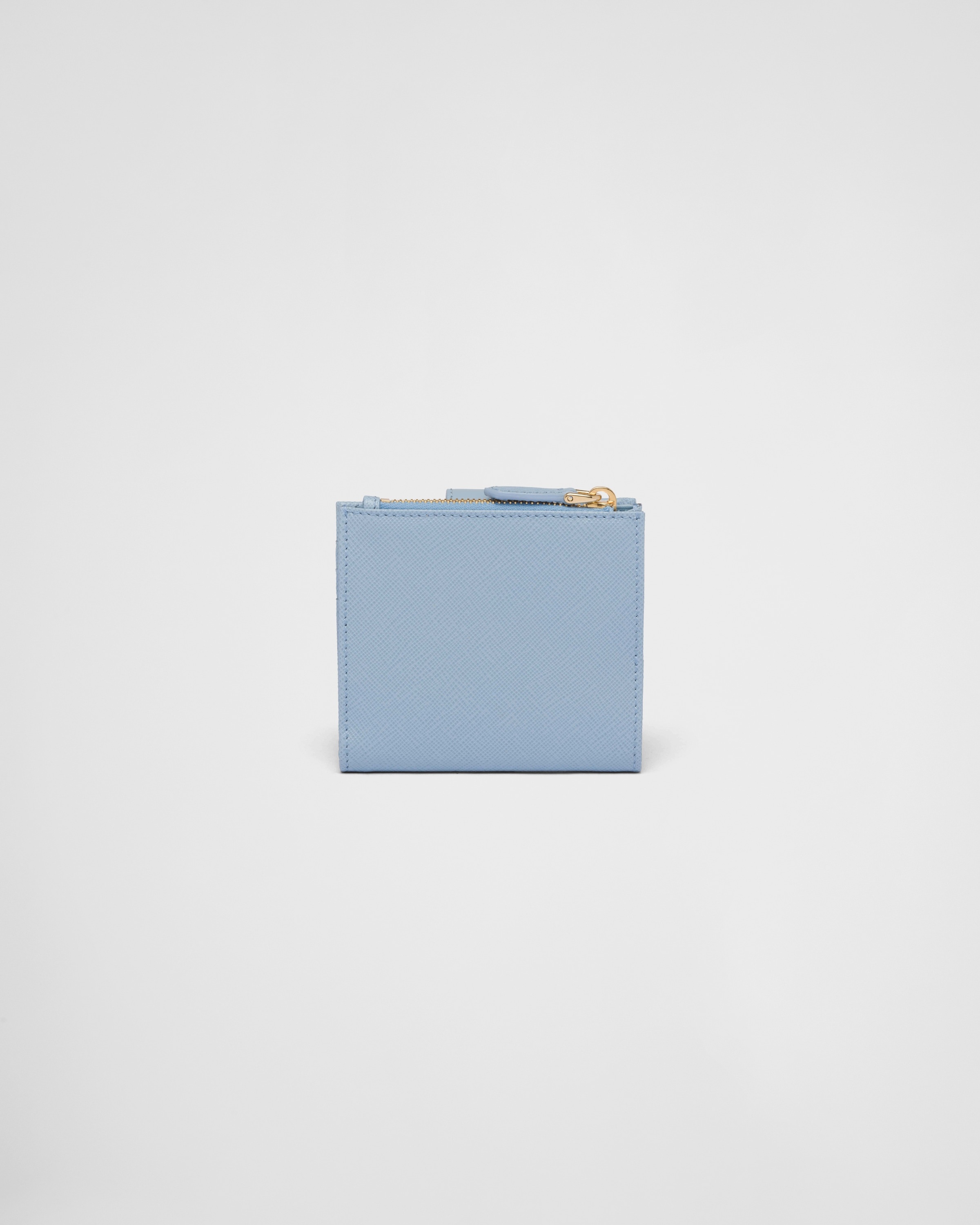 Small Saffiano and smooth leather wallet - 3