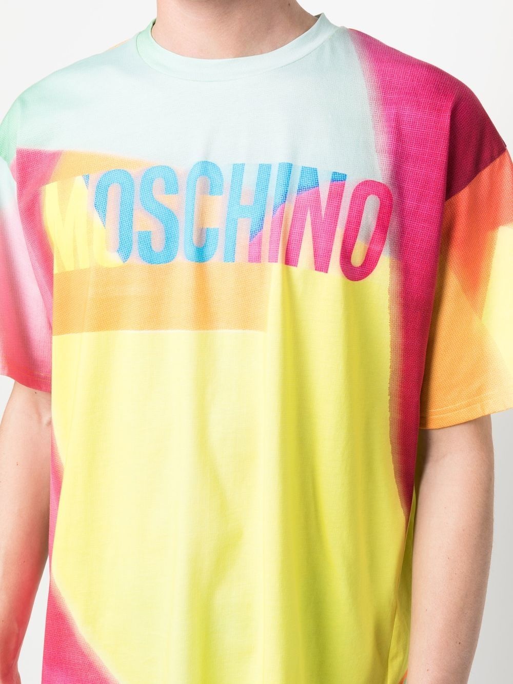 logo colour-block T-shirt - 5