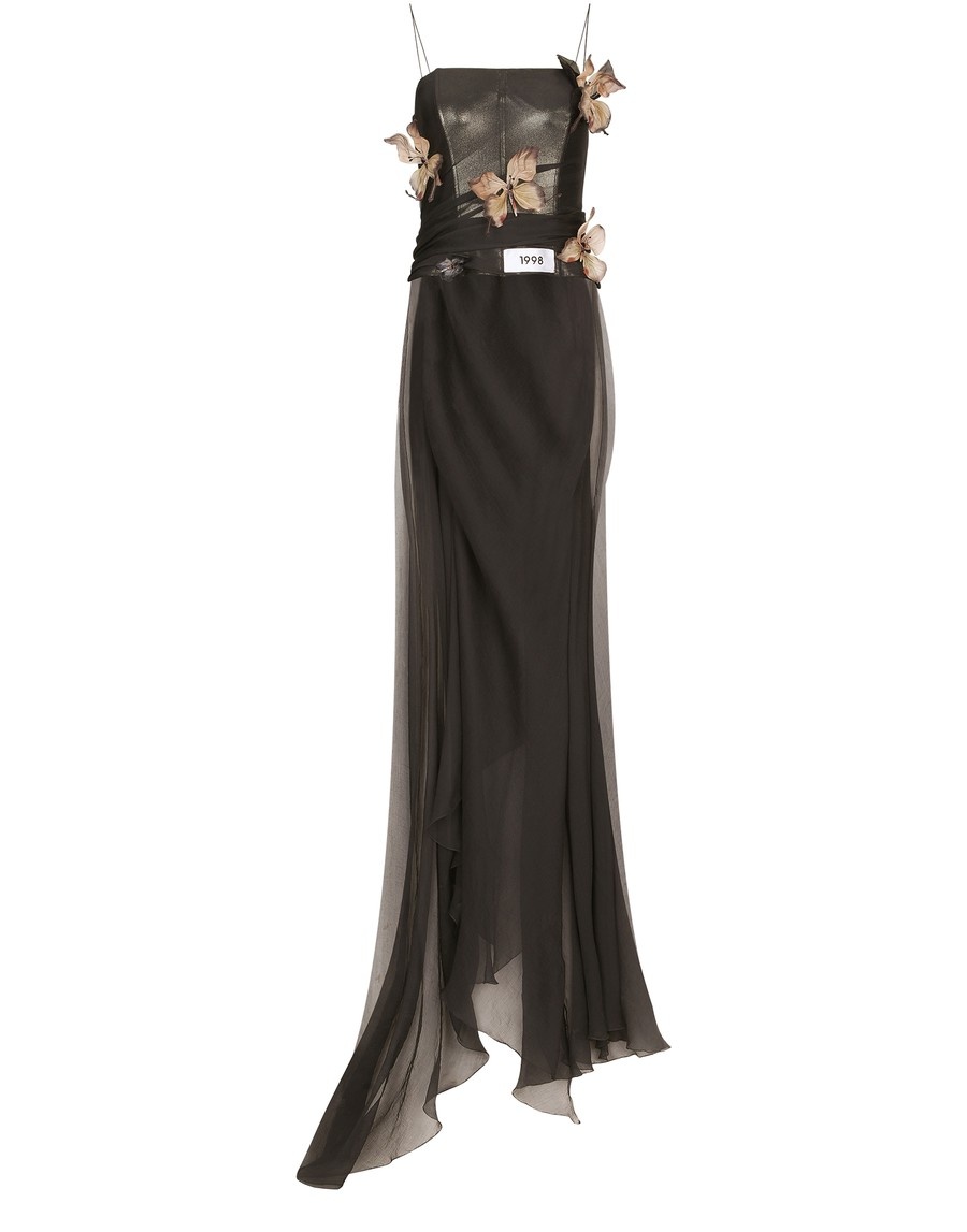 KIM DOLCE&GABBANA chiffon dress - 1