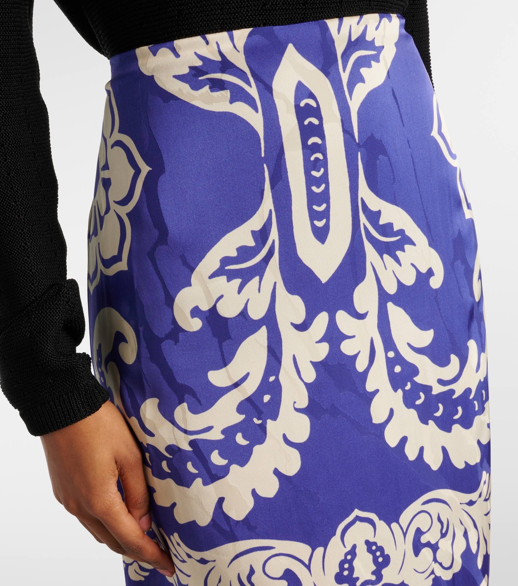 Printed maxi skirt - 4