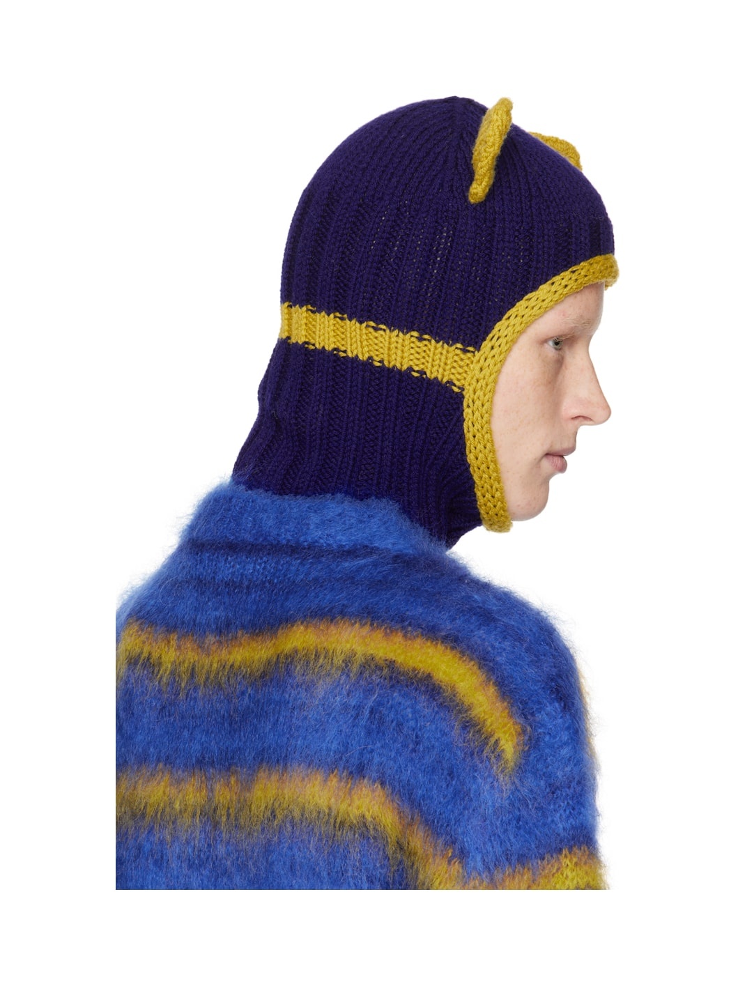 Blue & Yellow Ears Balaclava - 3