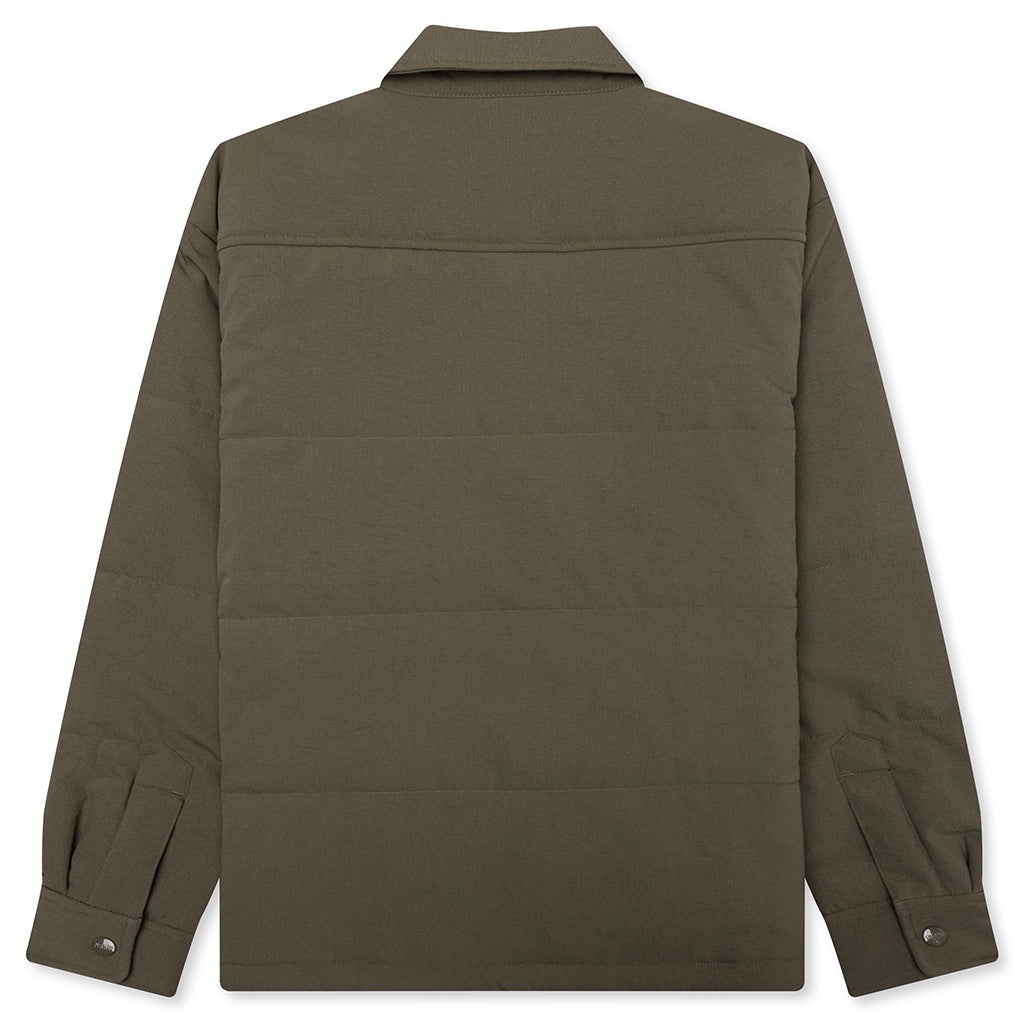 PADDED SHIRT L/S - OLIVE - 2