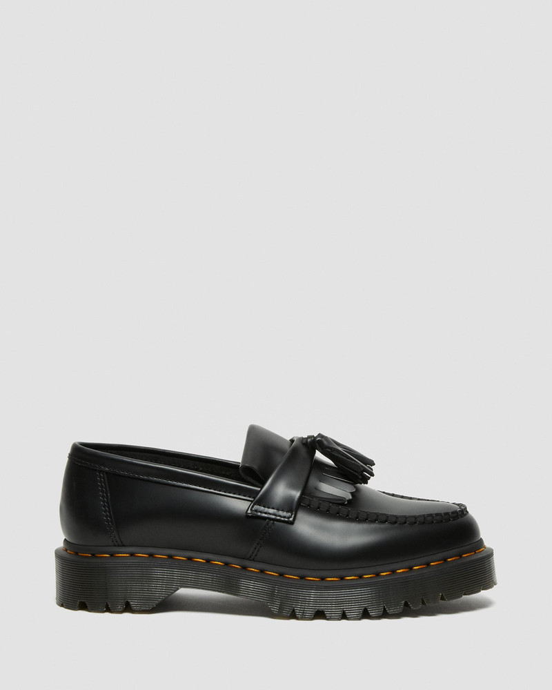 Adrian Bex Smooth Leather Tassel Loafers - 1