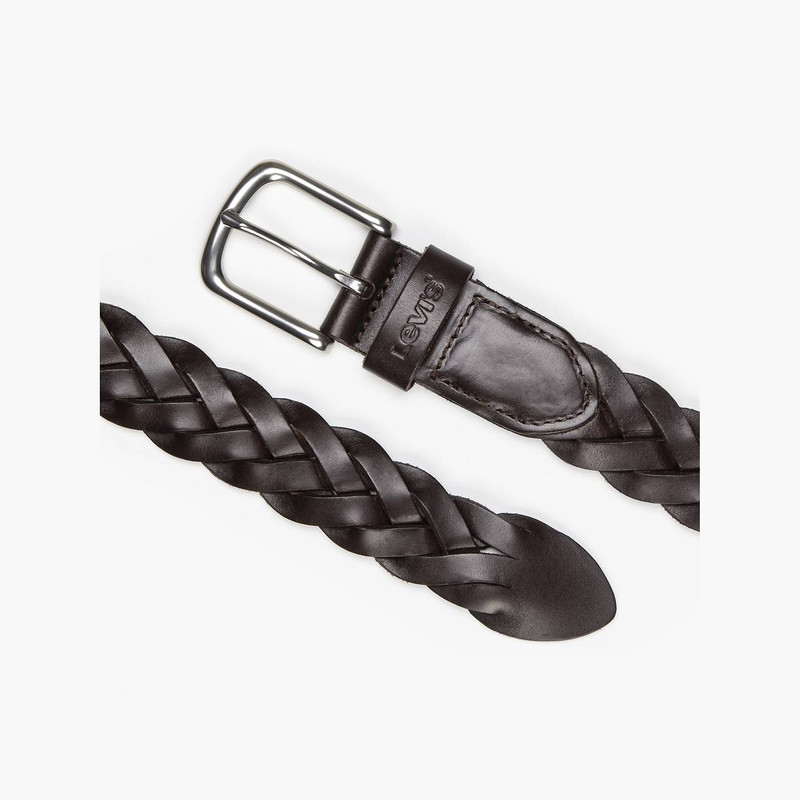 LEATHER BRAID BELT 3