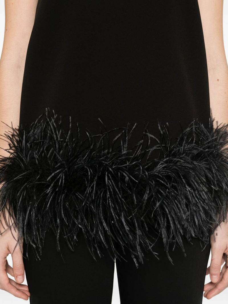 Max Mara Feathered top outlook