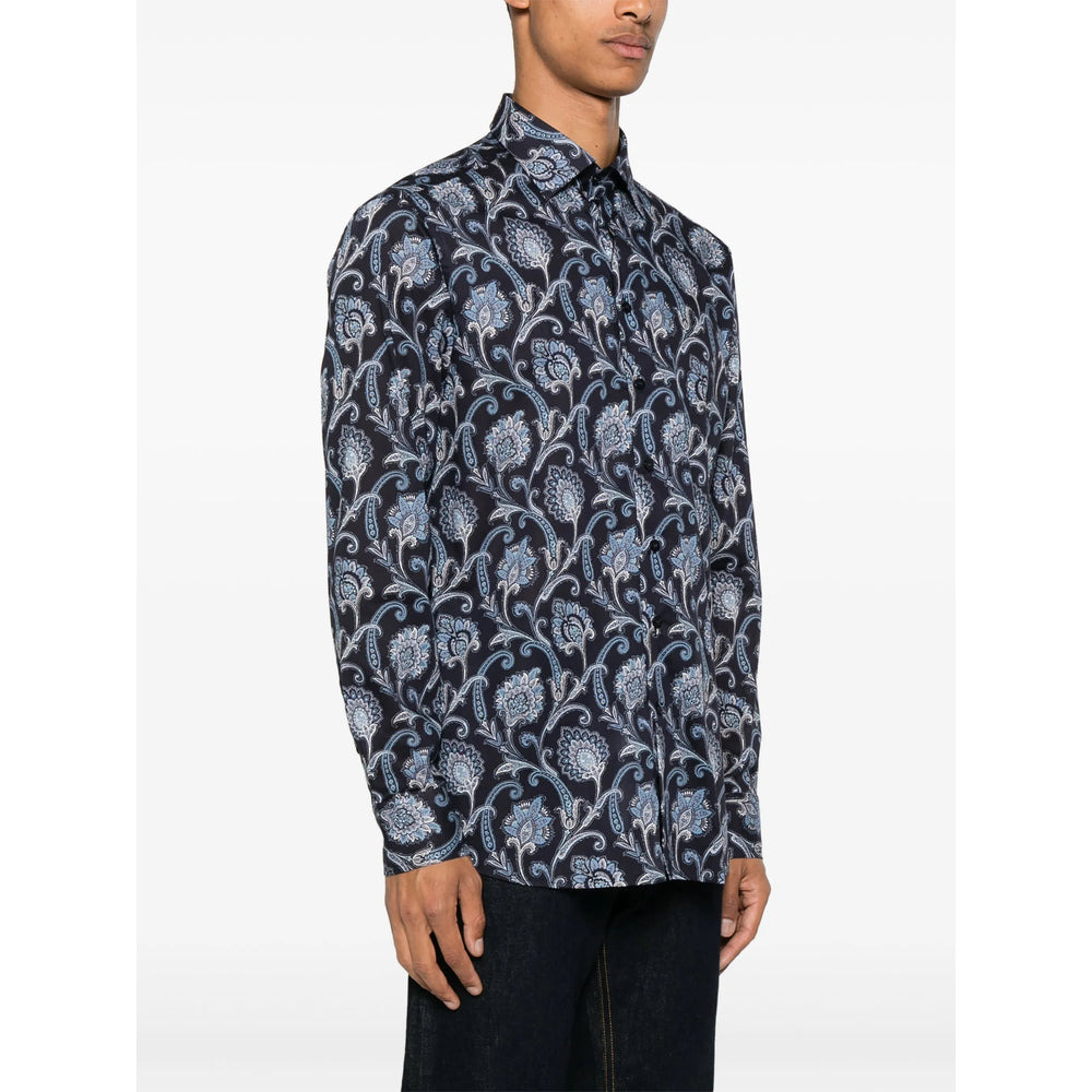 Etro Blue Shirts Men - 3