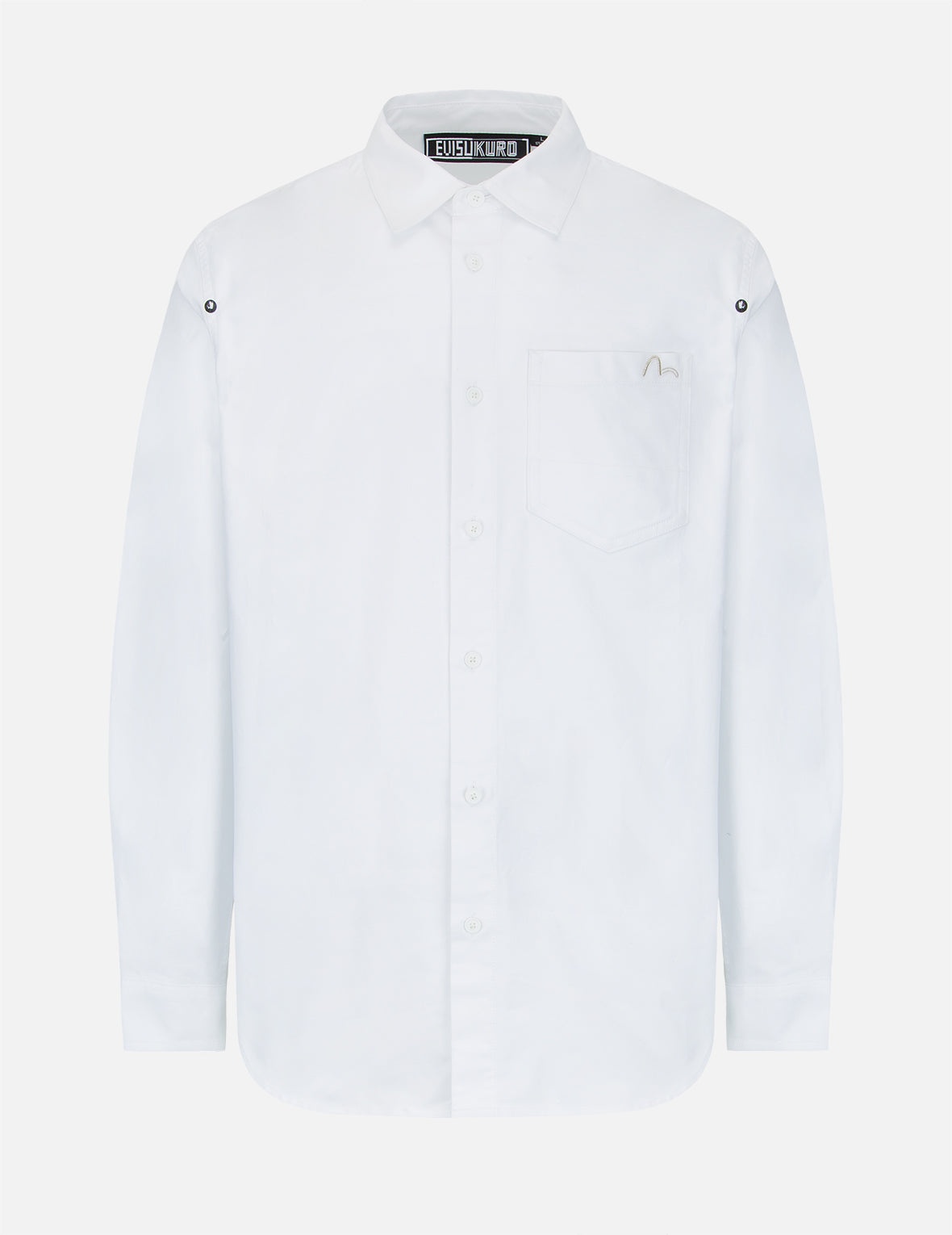 Graffiti Logo Foil Print Seagull Oxford Shirt - 2