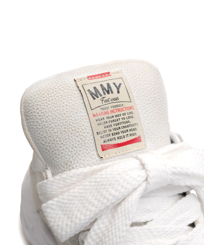 "WAYNE PUFFER" OG Sole Brushed Shrink Leather Low-top Sneaker 10