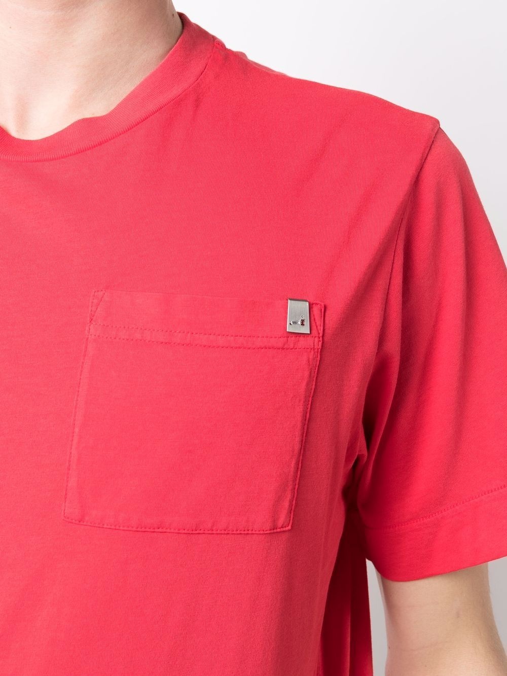 chest patch pocket T-shirt - 5