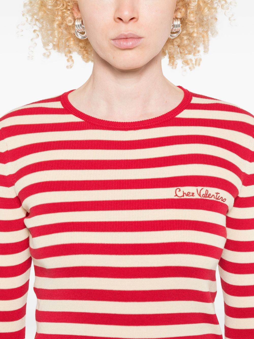 striped long-sleeve top - 5