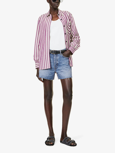 rag & bone Noelle high-rise denim shorts outlook