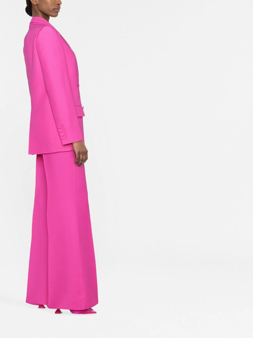 flared tailored trousers - 3