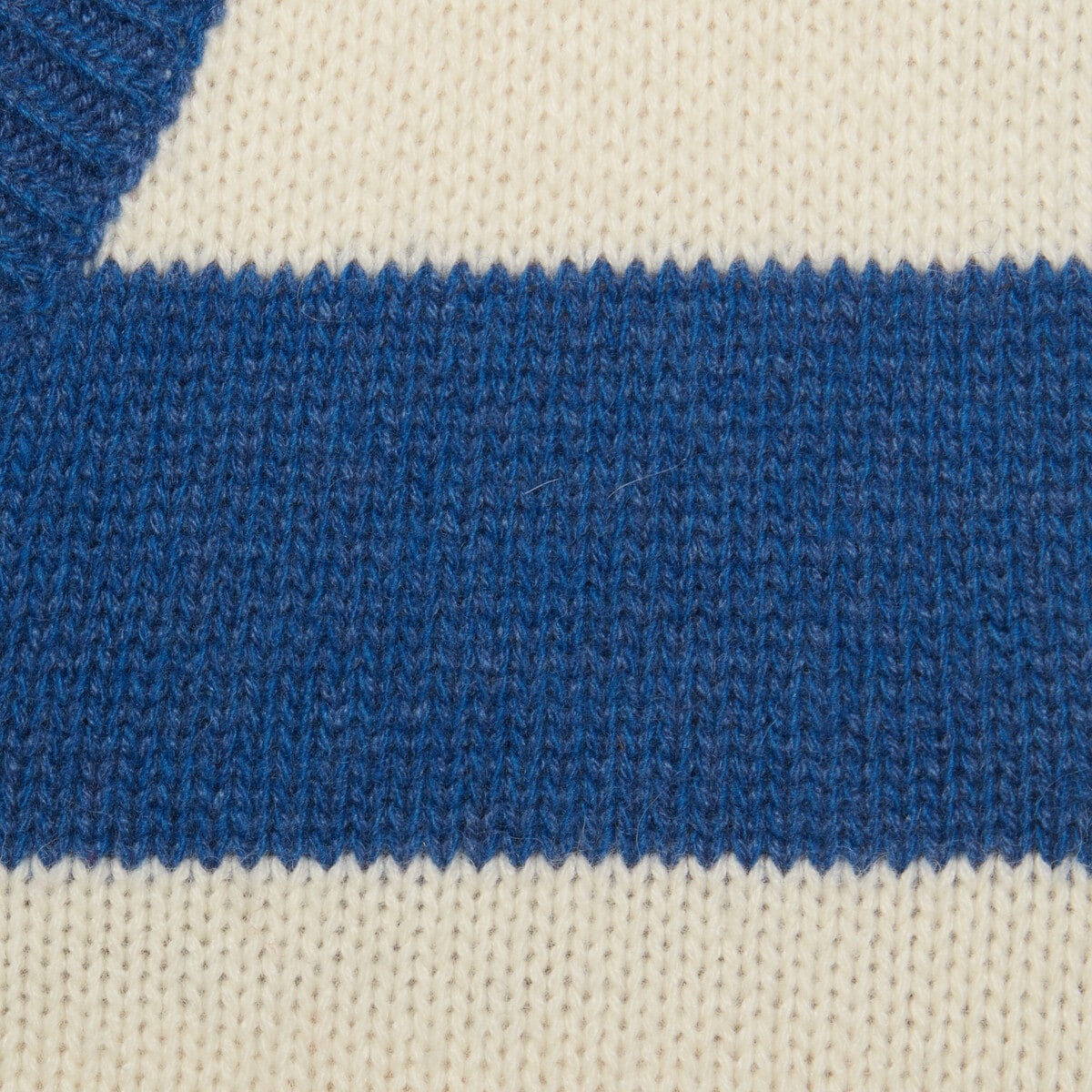 Striped wool cashmere knit vest - 4