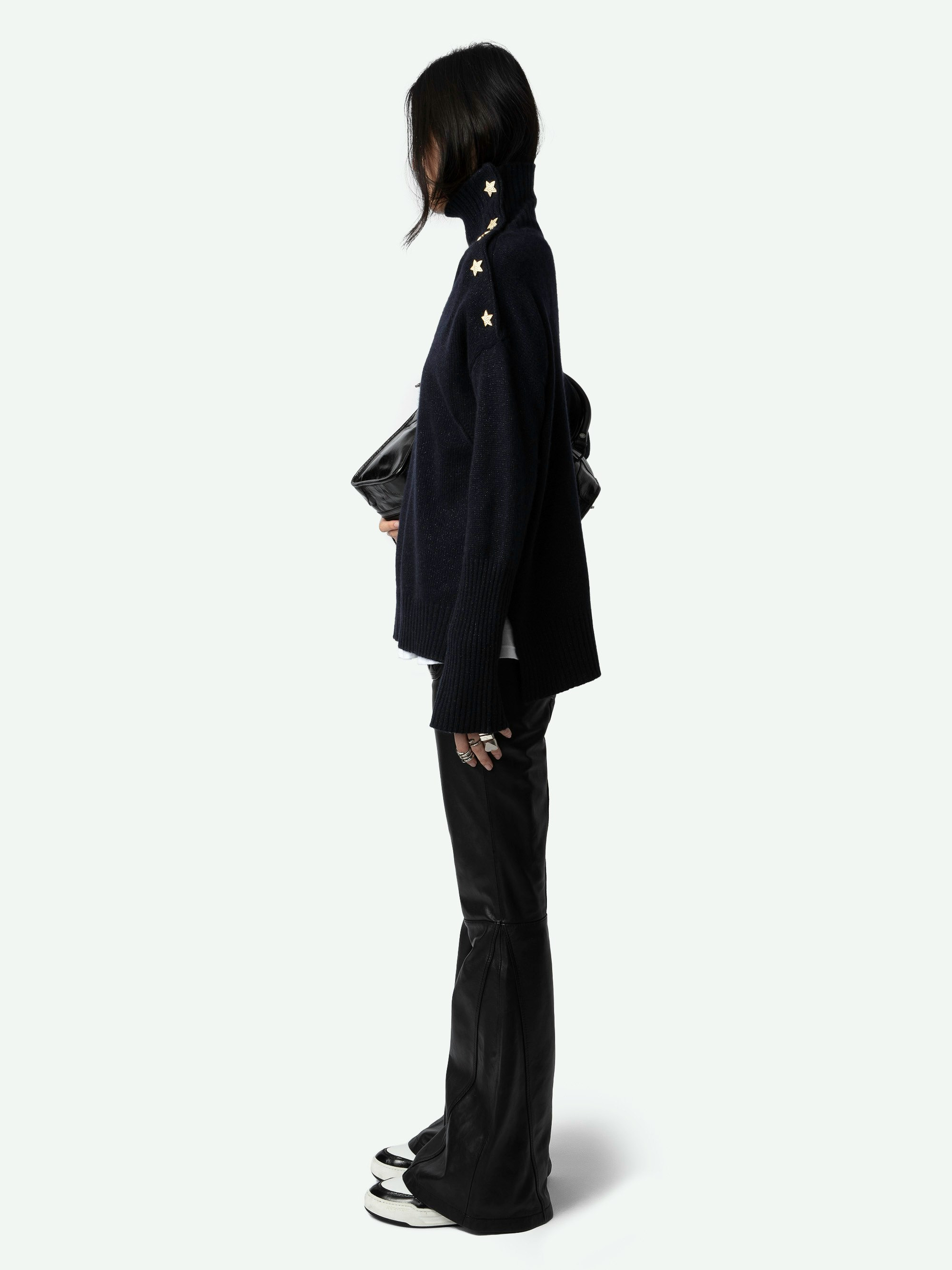 Alma Jewelled Cashmere Sweater - 5