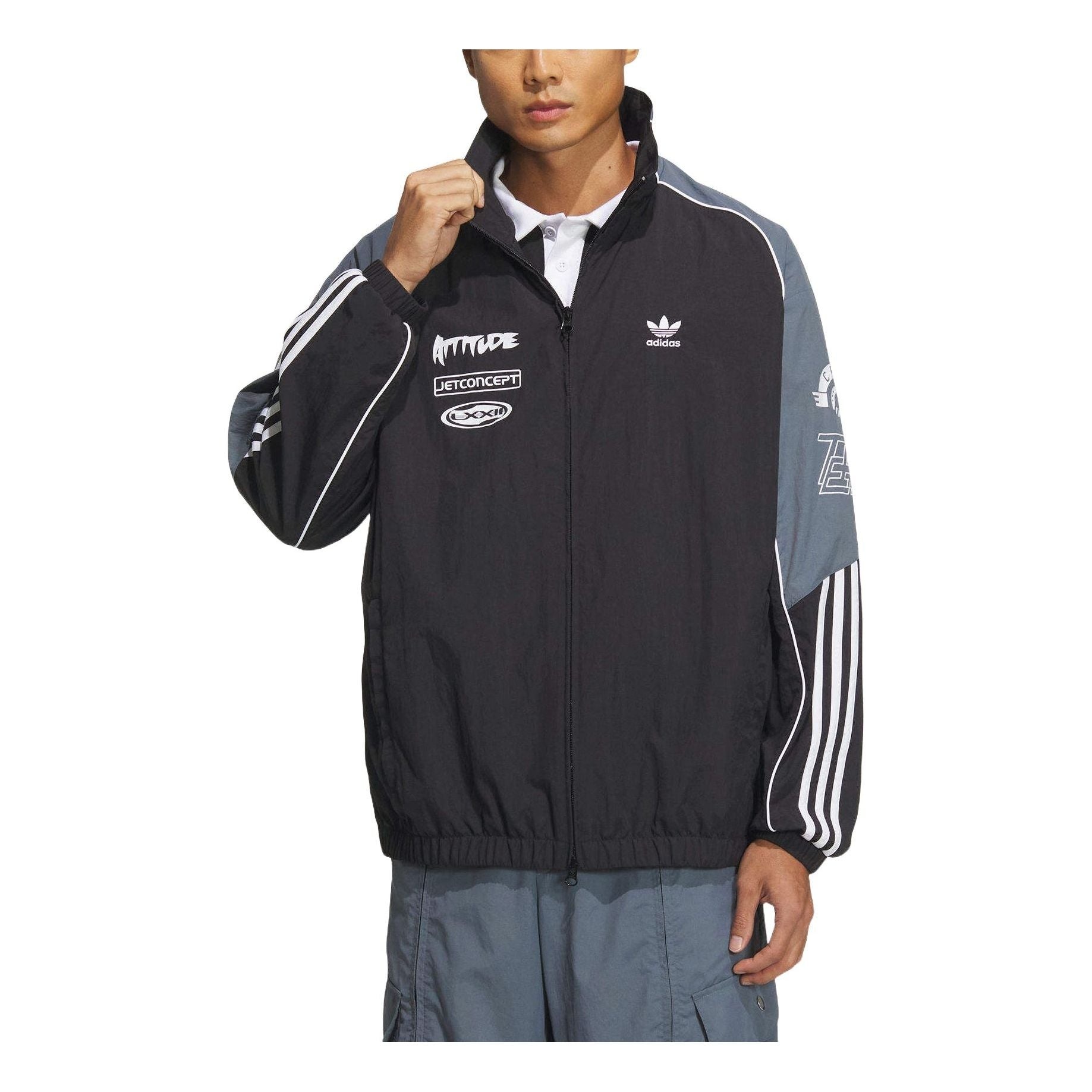 adidas adidas Motorcore Woven Jacket Black JL8406 REVERSIBLE