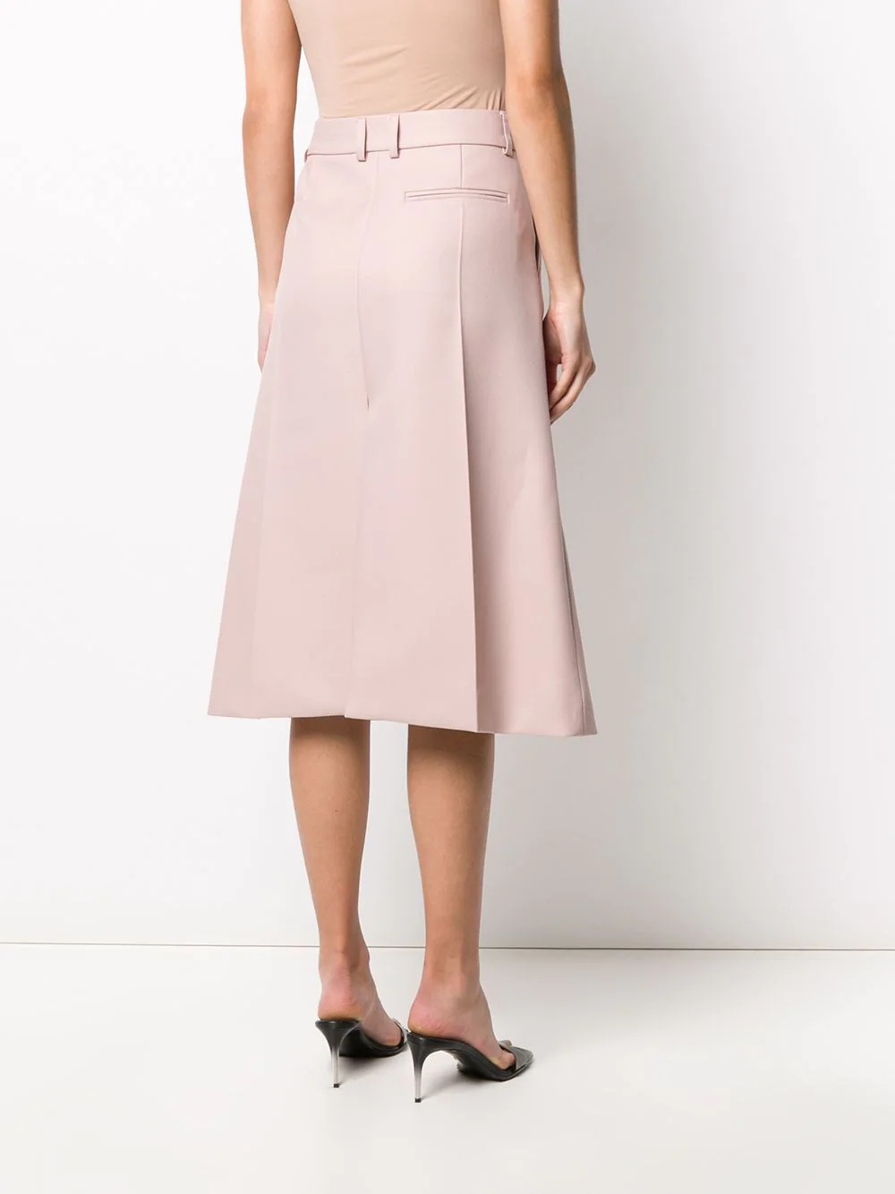 high-waisted A-line skirt - 4