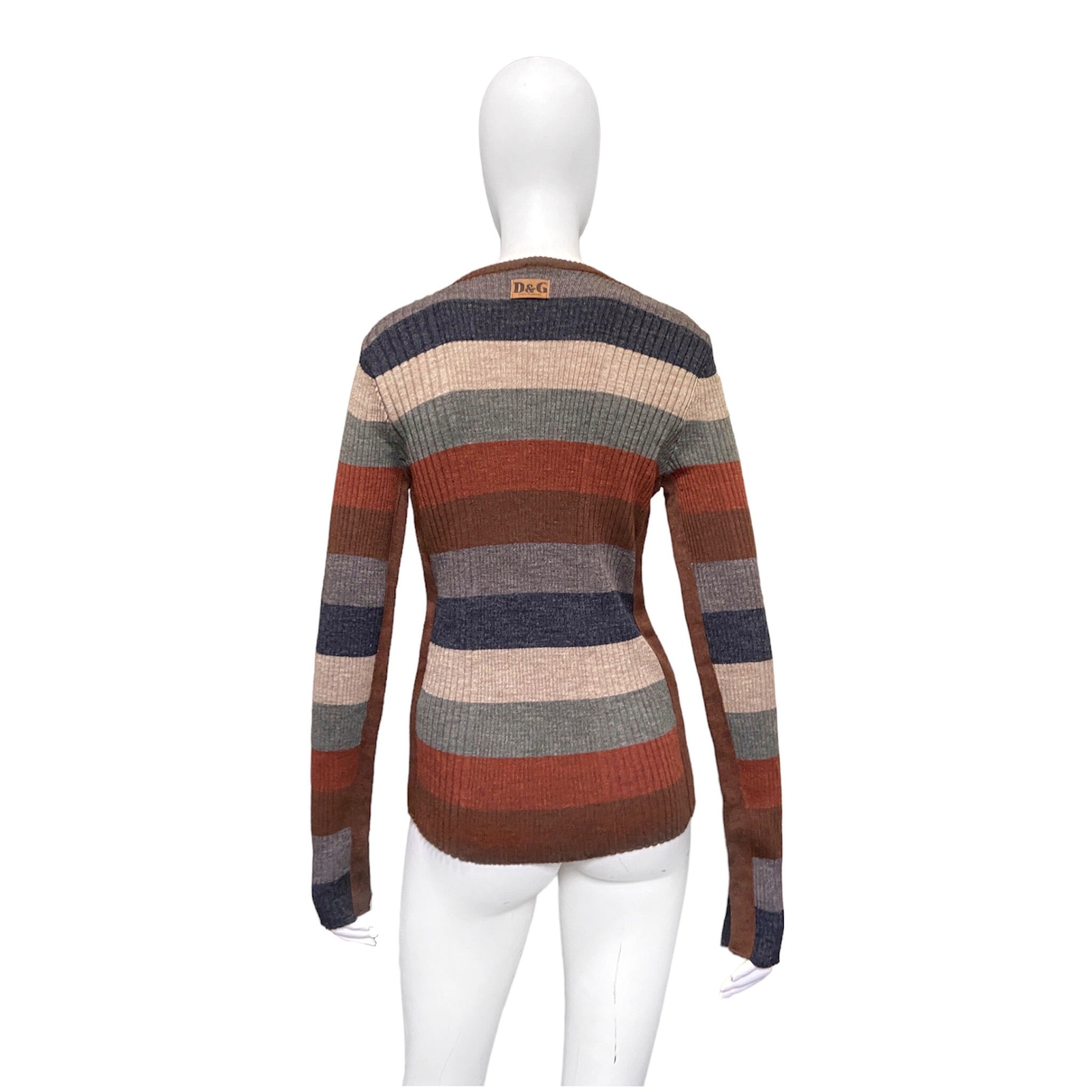 zOthers - Dolce & Gabbana Striped tight sweater M - 3