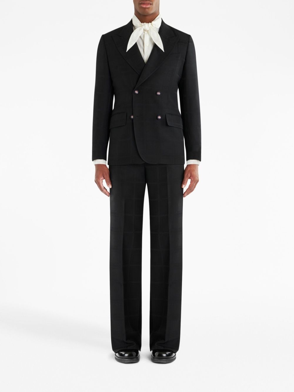wool double-breast jacket - 3