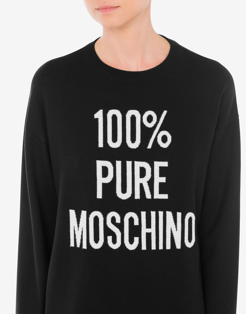 100% PURE MOSCHINO WOOL DRESS 4