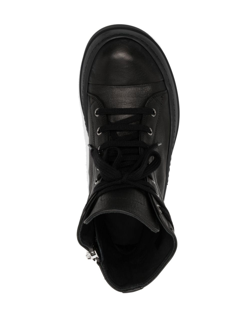 50mm lace-up flatform sneakers - 4