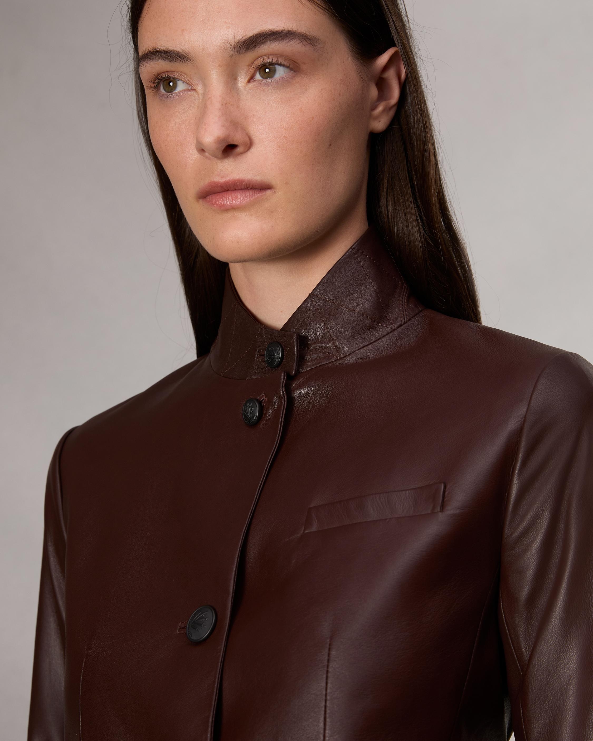 Slade Leather Blazer - 6