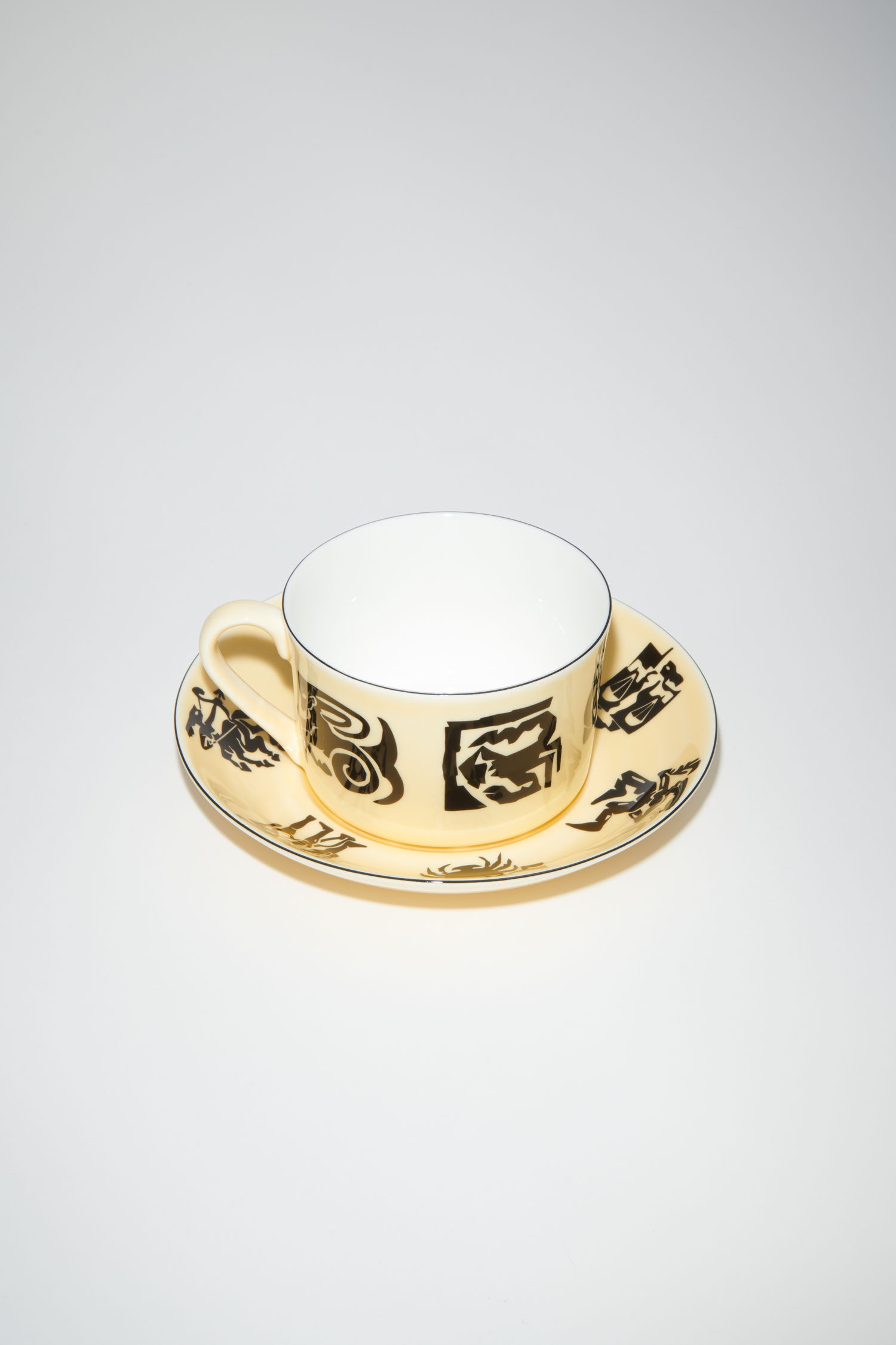 Horoscope Tea Cup Set - Yellow - 2