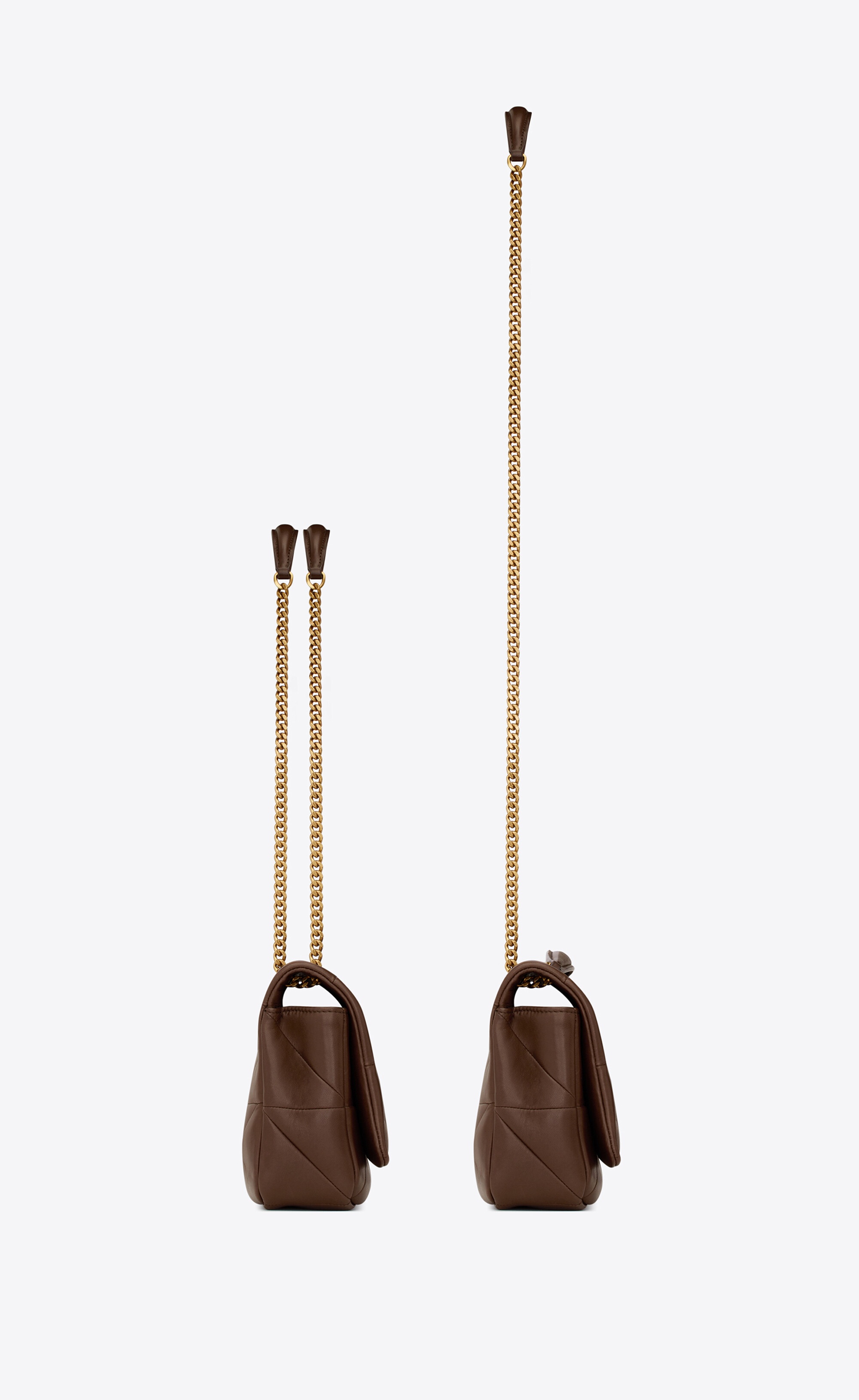 jamie medium chain bag "carré rive gauche" in lambskin - 4