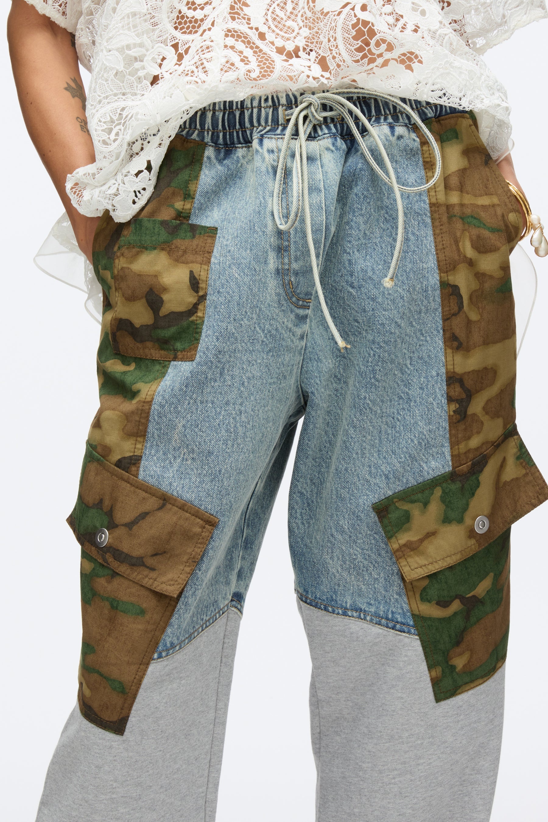 Patchwork Camo Jogger - 3
