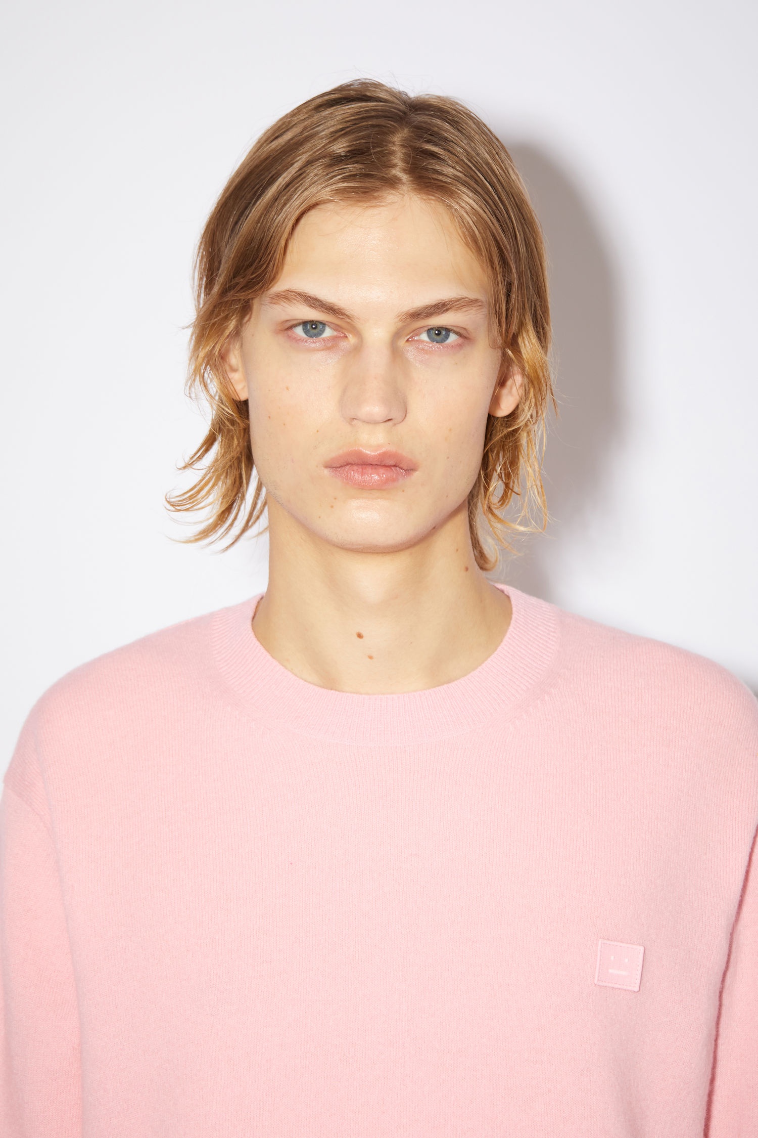 Crew neck sweater - Blush pink - 5