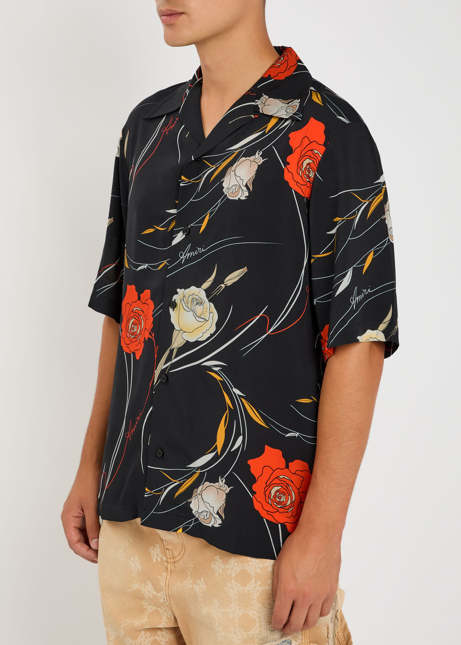 Amiri Floral Camp Printed Woven Shirt - 2