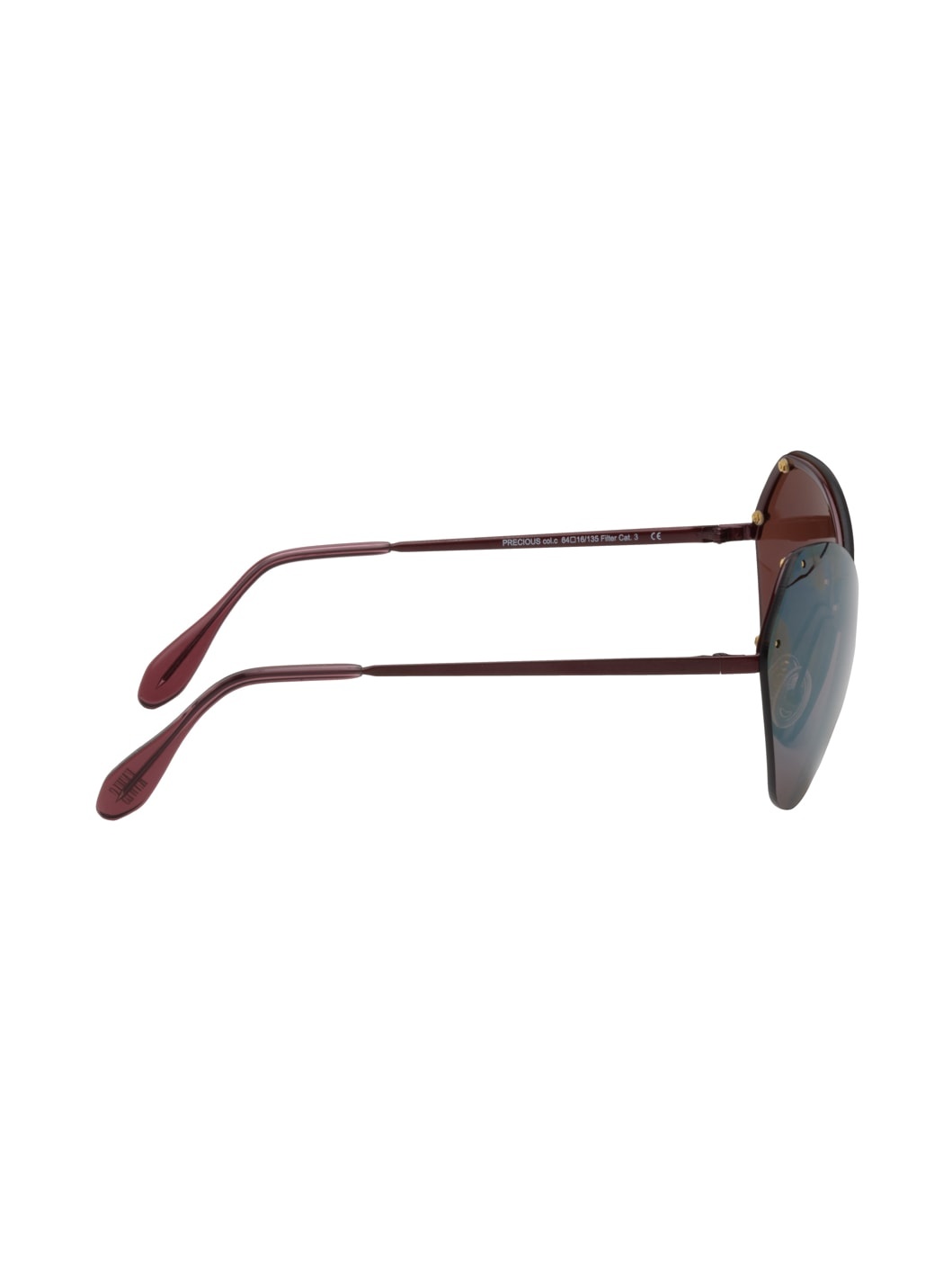 Burgundy Precious Sunglasses - 2