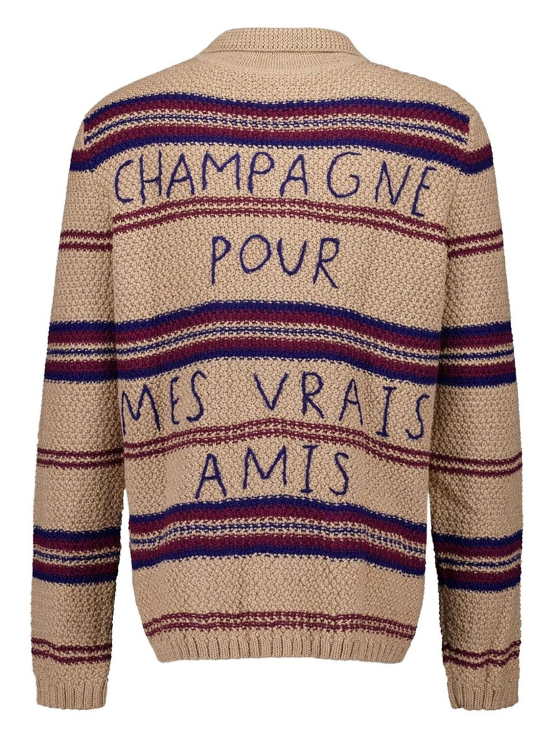 baziszt striped cardigan outlook