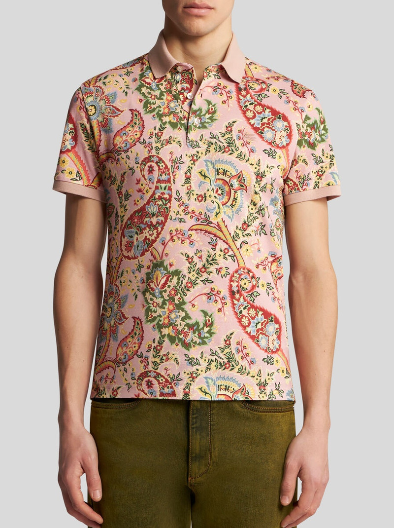 FLORAL PAISLEY POLO SHIRT 2