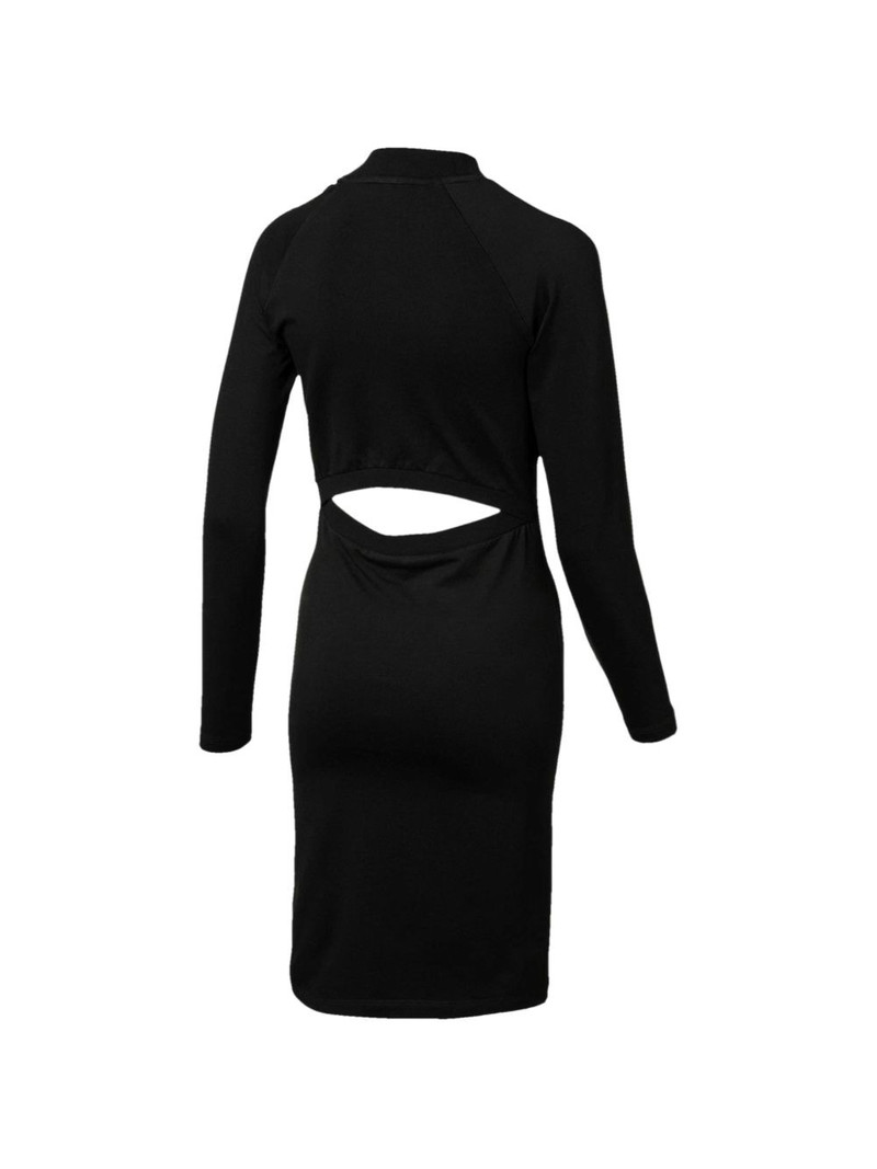 PUMA long-sleeve cutout midi dress outlook