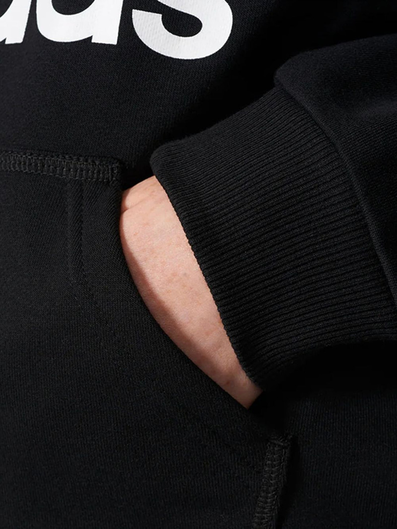 adidas Stadium Trefoil "Black/White" hoodie outlook