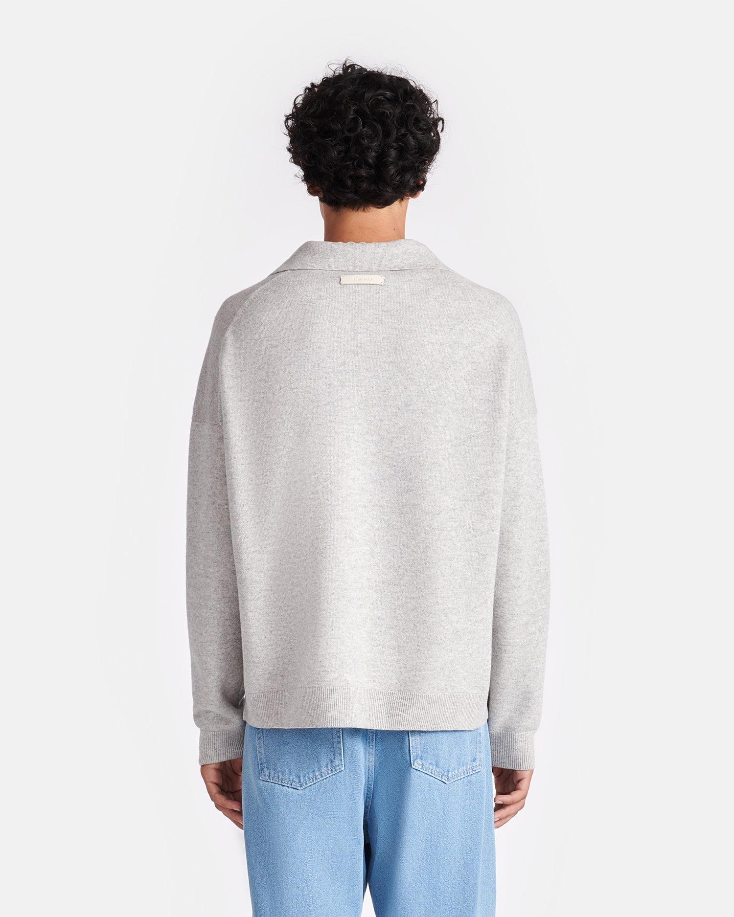 Plush Cashmere Polo-Neck Sweater - 5