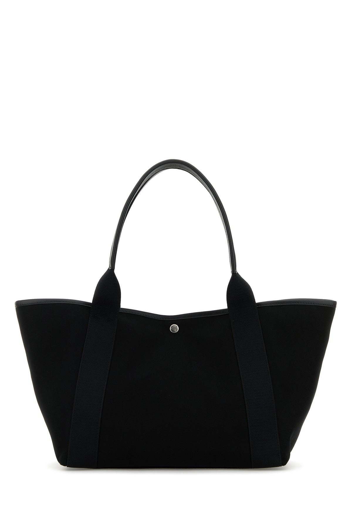 Black canvas medium Biarritz shopping bag - 3