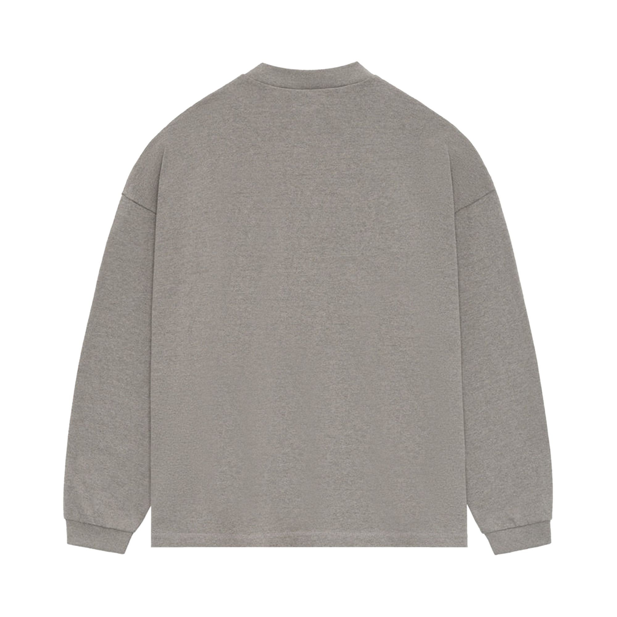 Fear of God Essentials Long-Sleeve Tee 'Heather Grey' - 2