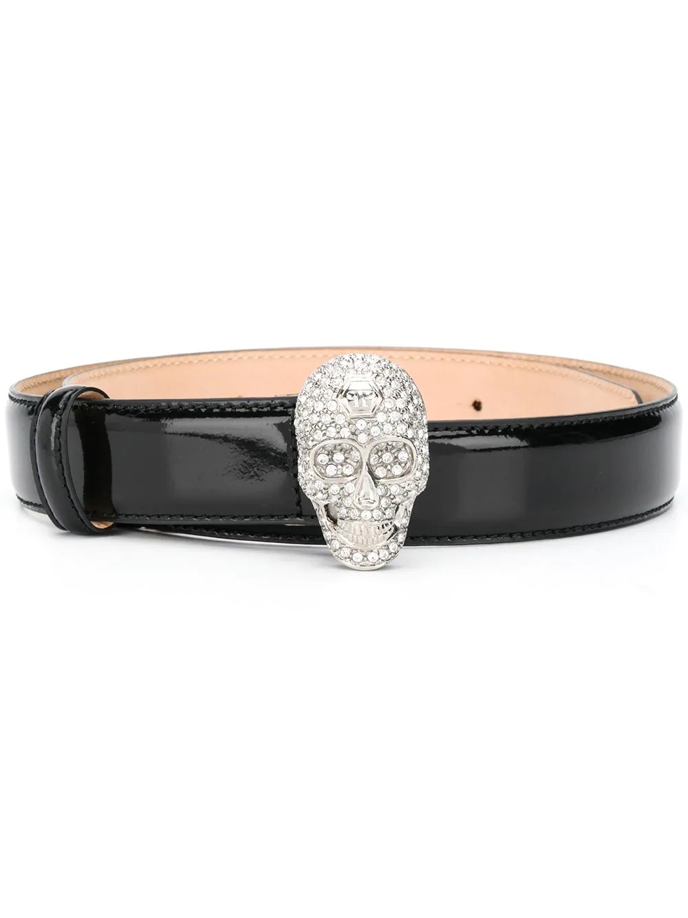 skull buckle belt - 1