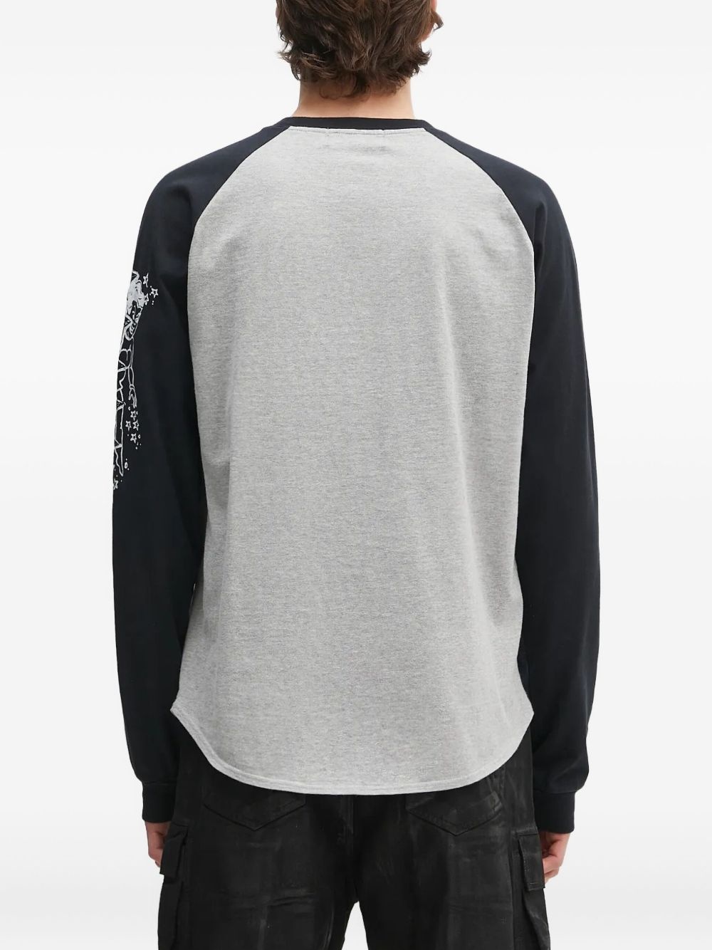 graphic-print raglan-sleeve T-shirt - 4
