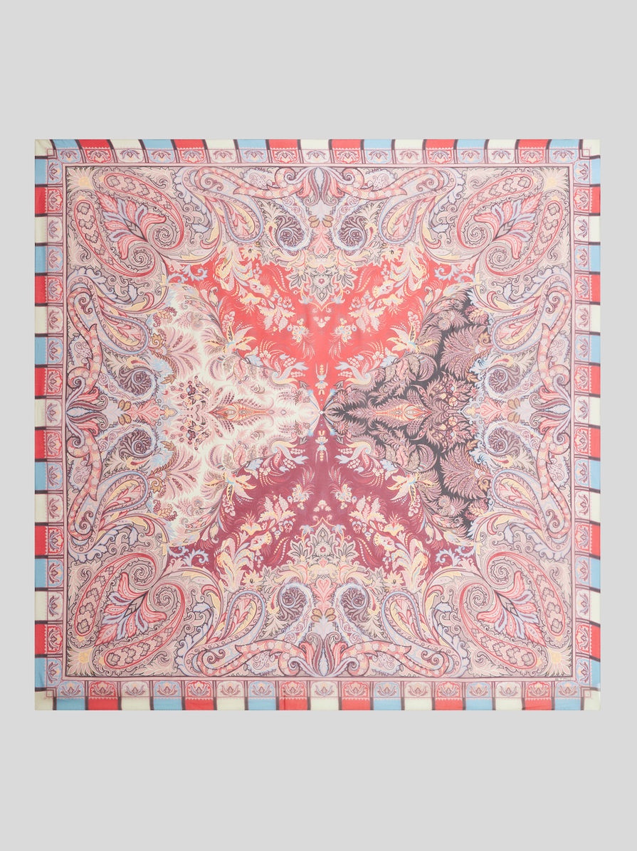 PAISLEY SILK SHAWL - 1